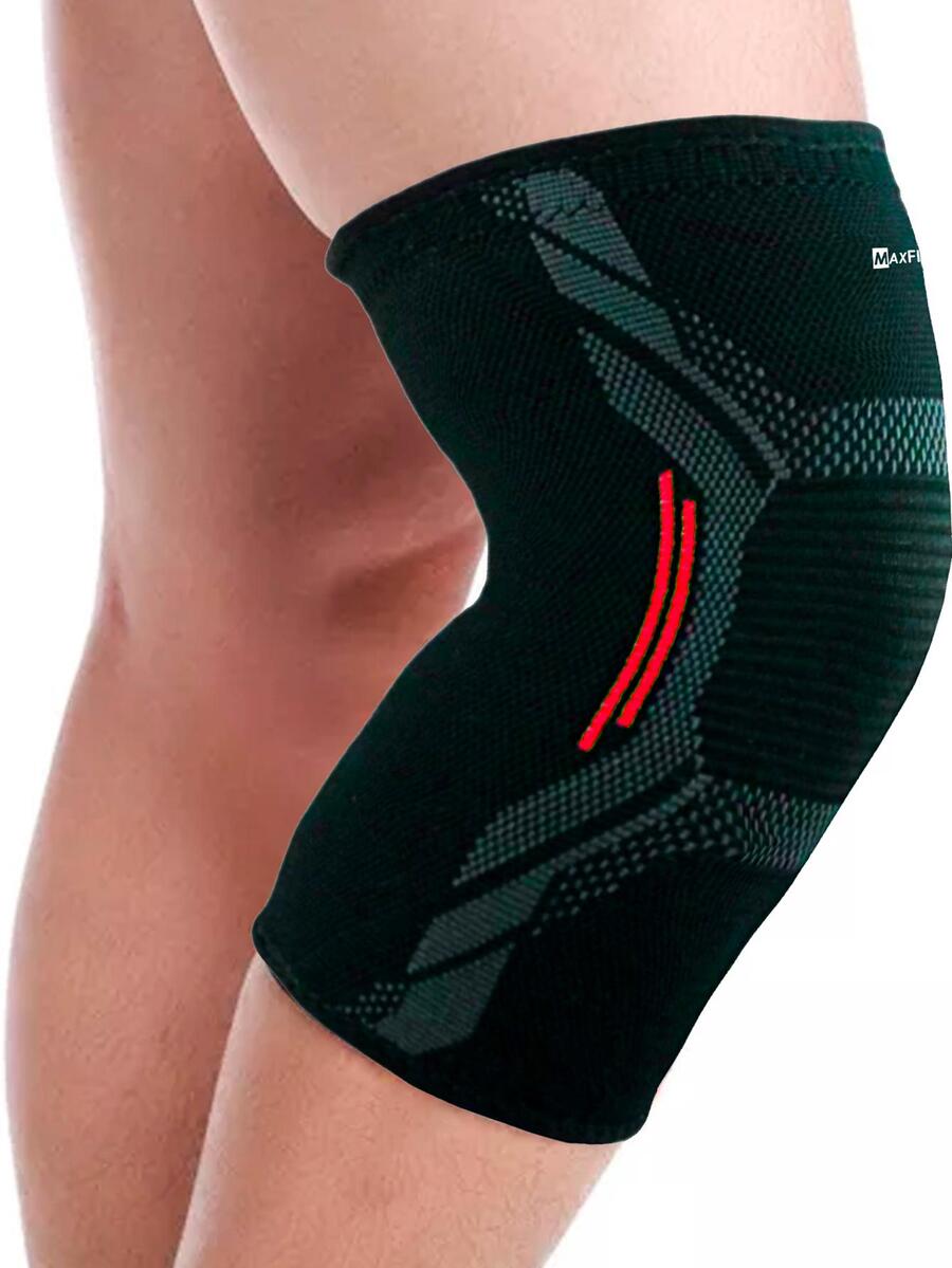 MAXFIT SPORTS MAXFIT Compression Knee Sleeve / Model HX909 - Red - View 1