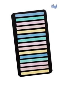 Mini Highlighter Pastel Sticky Note - Multicolor - View 1