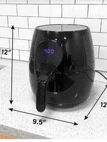 Home Appliances Kitchen Appliances Deep Fryers - Black - View 3