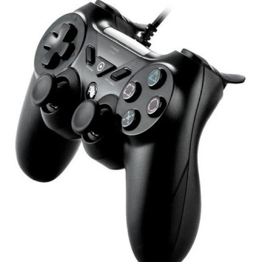 Control Compatible  Ps4 Joystick Control Alambrico PC LAP - Negro - Ver 1