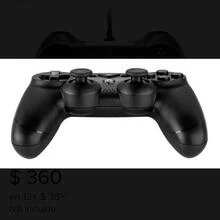 Control Compatible  Ps4 Joystick Control Alambrico PC LAP - Negro - Ver 3