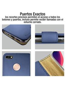 Funda Case Tipo Cartera Premier Diary Para LG K4 2017 - Azul Marino - Ver 3