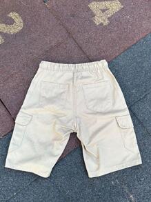 Men Shorts - 米色 - 查看 6