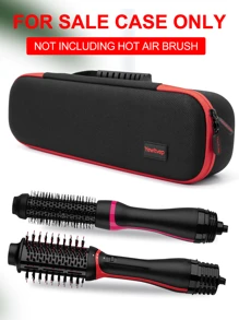 (Case Only, No Hot Air Brush )Case for REVLON One-Step Volumizer Plus 2.0, Hard Travel Case Fits for REVLON One-Step Volumizer Plus, Hot Air Brush Case for Revlon One Step Original 1.0, Case for Revlon One Step Hair Dryer Brush - 黑色 - 查看 2