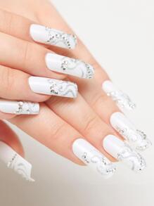 1set   2000 Pieces Flat Back Gems Rhinestones 6 Sizes (1.5-6 Mm) Round Crystal Rhinestones With Pick Up Tweezer And Rhinestones Picking Pen For Crafts Nail Clothes Shoes Bags DIY Art