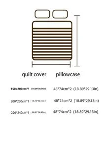 Bộ chăn ga gối đệm họa tiết hoa và cây 3 món, bao gồm 1 vỏ chăn và 2 vỏ gối. Lõi bên trong không được bao gồm - Nhiều màu - Xem 7