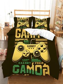 3 piezas Textiles para dormitorio control de juego con estampado - Multicolor - Ver 1