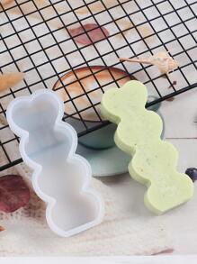 1 Khuôn Silicon, Khuôn Silicon Tự Làm Thiết Kế Hình Trái Tim Để Làm Nến - trắng - Xem 3