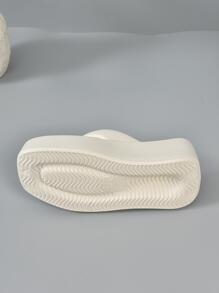 Giày bệt dày và Dép nêm Nữ - trắng - Xem 2