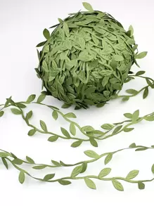 20/40米人造绿植、藤蔓，新年装饰，仿真植物，房间装饰，秋季装饰，人造花卉，植物，花园，秋季装饰，桌面装饰，婚礼装饰，家居装饰，户外花园，客厅，卧室，DIY花环材料，糖果盒 - 綠色 - 查看 3