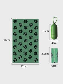 Bolso portátil desechable de mascota - Verde - Ver 2