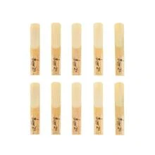 10pcs Wooden Beating Reeds for Clarinet Yellow - Yellow - View 1
