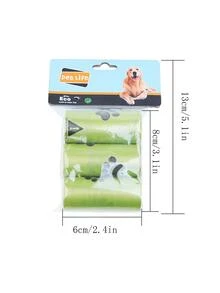 3 piezas/paquete Bolsas portátil desechable de mascota desperdiciar