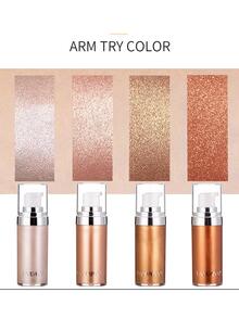 HANDAIYAN Highlighter Body Lotion: Brightening Serum For Long-Lasting, Natural-Looking Glow-Perfect For Summer Beaches, Pool Parties, Halloween, And Christmas Gifts. Ideal As A Gift For Birthdays, Valentine's Day, And Mother's Day. A Must-Have For Wild Parties - 棕色 - 查看 3