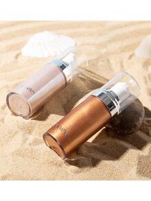 HANDAIYAN Highlighter Body Lotion: Brightening Serum For Long-Lasting, Natural-Looking Glow-Perfect For Summer Beaches, Pool Parties, Halloween, And Christmas Gifts. Ideal As A Gift For Birthdays, Valentine's Day, And Mother's Day. A Must-Have For Wild Parties - 棕色 - 查看 7