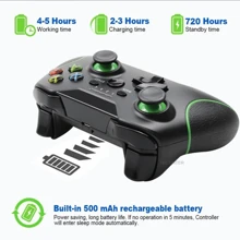 Control JOYSTICK Mando Para Xbox One 2.4g Inalámbrico COMPATIBLE - Negro - Ver 3