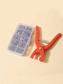51pcs/set Plastic Snap Button With 1pc Pliers, Minimalist Snap Button For DIY