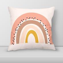 1 pieza con patrón de arcoíris Funda para almohada ( Almohada núcleo no incluido ) - Multicolor - Ver 4