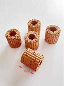 1入組水族館園林綠化重植物支架圓形 - 黃色 - 查看 3