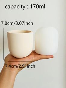 1 Khuôn silicon DIY trơn - trắng - Xem 5