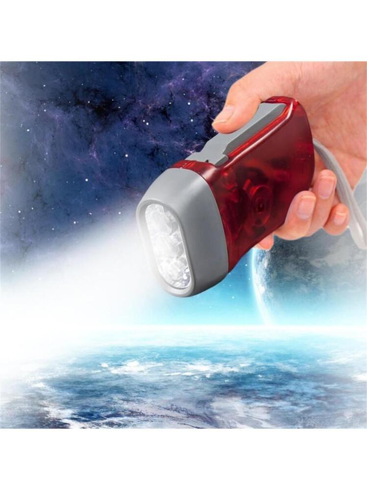 DIGIFLEX Torche de presse manuelle - Articles de jardinage- Lampe de poche Dynamo à 3 Led pour