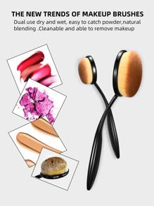 Bộ 10 cọ trang điểm hình bàn chải đánh răng, bao gồm cọ nền, cọ má hồng, cọ che khuyết điểm, bộ dụng cụ mỹ phẩm, bộ cọ, bộ cọ trang điểm, bộ cọ trang điểm, bộ trang điểm hoàn chỉnh, bộ cọ trang điểm, bộ trang điểm hoàn chỉnh, bộ cọ, bộ cọ trang điểm, bộ quà tặng trang điểm, bộ - màu đen - Xem 3
