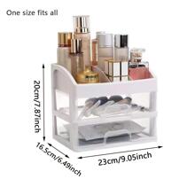 1pc Multi-layer Cosmetic Storage Box - White - View 9