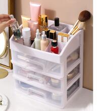 1pc Multi-layer Cosmetic Storage Box - White - View 11