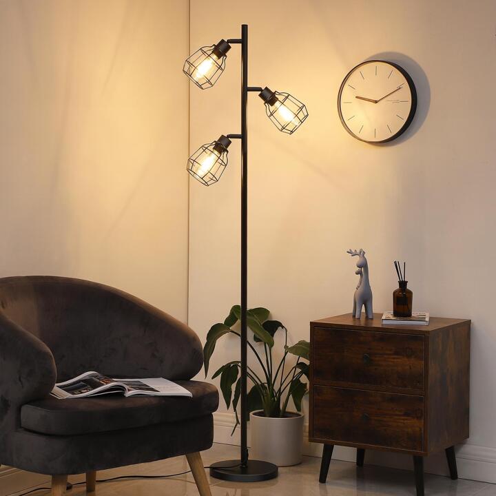 Industrial tree floor lamp best sale