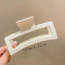 1 cái Vuốt Tóc Acrylic Kích Thước XL Di Động - Xám - Xem 2