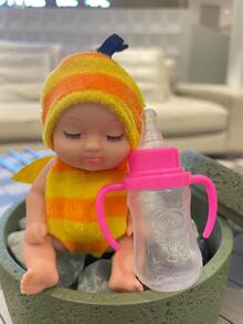 Regalo De Fiesta Infantil Linda Muñeca De Abeja Pequeña, Articulaciones Móviles Y Ropa Extraíble, Muy Adorable - Amarillo - Ver 4