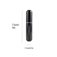 1 lọ đựng nước hoa mini có thể nạp lại, bình xịt có thể nạp lại, hộp đựng nước hoa rỗng, bình xịt mỹ phẩm, bình xịt du lịch, 5ml, quà tặng ngày lễ tình nhân, quà tặng cho phụ nữ, quà tặng cho bạn gái, quà tặng cho bạn gái, đồ dùng thiết yếu khi đi du lịch, đồ dùng đựng đồ du lịch cho bãi biển, kỳ nghỉ hè, trở lại trường - màu đen - Xem 3