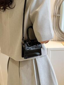 Fashionable And Minimalist Handheld Min Summer Popular Bag - Black - View 4