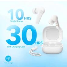 Soundcore By Anker P20i True Wireless Earbuds, 10mm Drivers With Big Bass, Bluetooth 5.3, 30H Long Playtime, Water-Resistant, 2 Mics For AI Clear Calls, 22 Preset EQs, Customization Via App