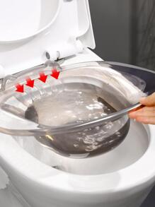 1 cái Bồn tắm trong suốt cho bà bầu không cần ngồi xổm Trang trí phòng tắm mùa hè - Màu xanh lam - Xem 2