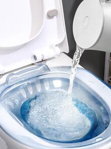 1 cái Bồn tắm trong suốt cho bà bầu không cần ngồi xổm Trang trí phòng tắm mùa hè - Màu xanh lam - Xem 4
