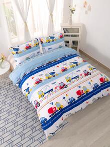 3 Cái/bộ Sợi Polyester Có Thể Đảo Ngược In Túi Đựng Chăn Màn Bộ Cho Kỹ Thuật Ô Tô Người Hâm Mộ, Không Làm Đầy - Nhiều màu - Xem 2