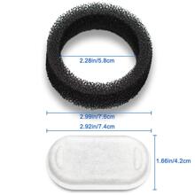 12 sets waterfonteinfilters voor huisdieren, vervangingsfilters voor roestvrijstalen waterfonteinen Filter actieve  Cat waterdispenser filterelement