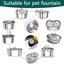 12 sets waterfonteinfilters voor huisdieren, vervangingsfilters voor roestvrijstalen waterfonteinen Filter actieve  Cat waterdispenser filterelement