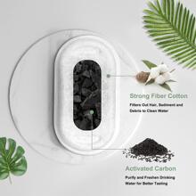 12 sets waterfonteinfilters voor huisdieren, vervangingsfilters voor roestvrijstalen waterfonteinen Filter actieve  Cat waterdispenser filterelement