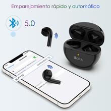 1Hour Bluetooth Headphone In Ear Wireless Headphones - Black - View 3