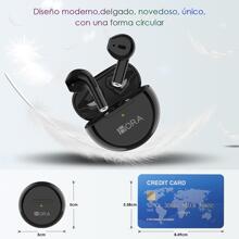 1Hour Bluetooth Headphone In Ear Wireless Headphones - Black - View 5