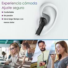 1Hour Bluetooth Headphone In Ear Wireless Headphones - Black - View 9
