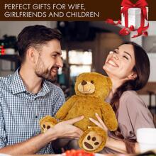 1件套50cm熊設計兒童毛絨玩具,可愛滌綸玩具適用於禮品