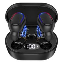 1Hour Bluetooth Headphone Wireless BT 5.3 Headphones LED Screen In-Ear - Black - View 1