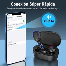 1Hour Bluetooth Headphone Wireless BT 5.3 Headphones LED Screen In-Ear - Black - View 4