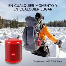 1HORA Bluetooth Inalámbrico Portátil Bocina Mini Bocina Radio FM USB BOC062 para esta Navidad - Rojo - Ver 7