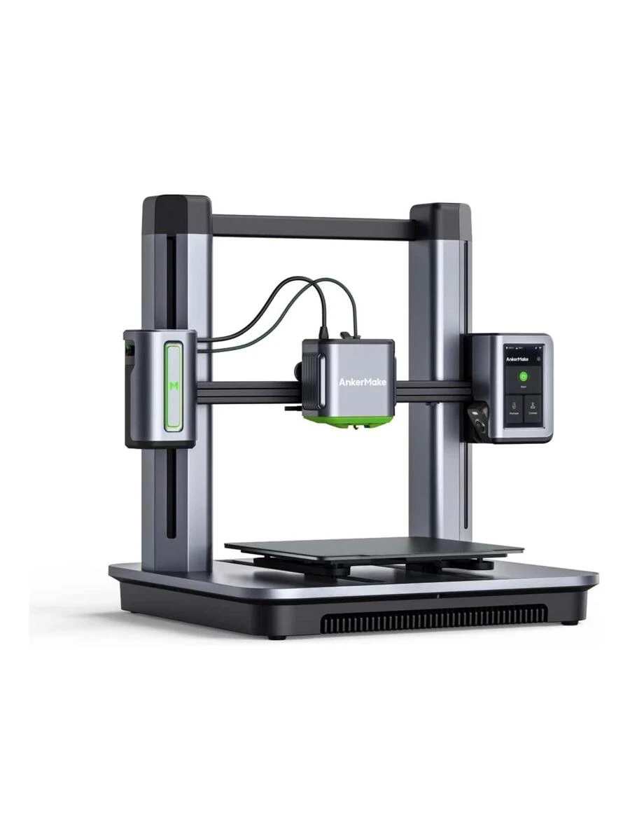 AnkerMake M5 3D Printer, High-Speed, Speed Upgraded to 500 mm/s, Fast Mode, Smooth Detail, Easy to Use for Beginners, Error Detection with AI Camera, Auto-Leveling, Integrated Die-Cast Aluminum Alloy - 銀色 - 查看 1
