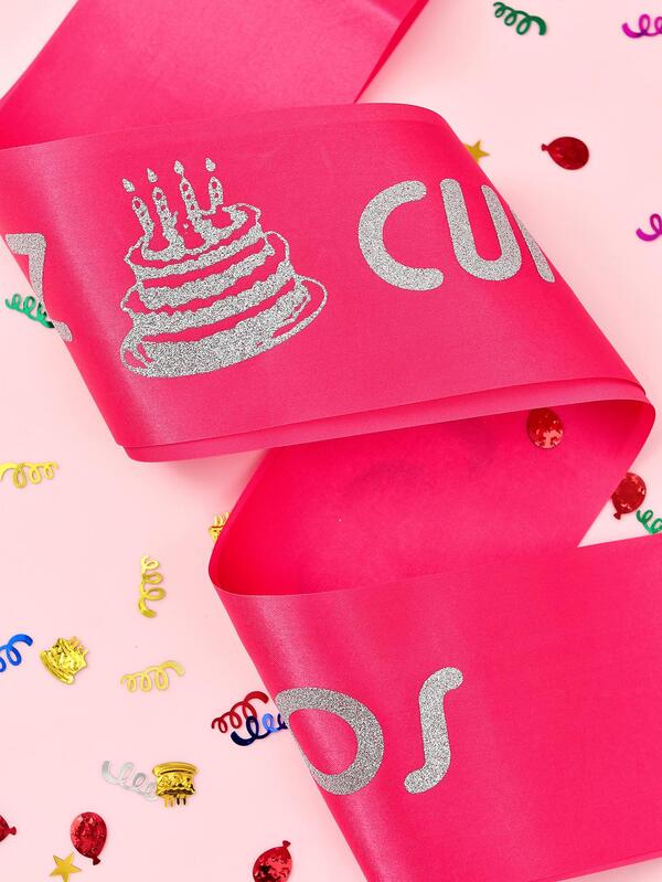 Happy Birthday Shoulder Strap In Spanish, Birthday Party Accessory