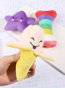 3入組模擬卡通可愛長毛絨玩具適用於寵物日常使用 - 彩色 - 查看 2